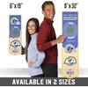 image:imageYouTheFan NFL 3D Stadium Banner 8 x 32 InchesLos Angeles Rams