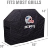 image:imageYouTheFan NFL Heavy Duty Waterproof Grill Cover  UV Resistant Durable Polyester BBQ Cover Weatherproof Protection for Outdoor Gas or Charcoal Grills for Grills up to 5 WideNew England Patriots