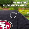 image:imageYouTheFan NFL Heavy Duty Waterproof Grill Cover  UV Resistant Durable Polyester BBQ Cover Weatherproof Protection for Outdoor Gas or Charcoal Grills for Grills up to 5 WideSan Francisco 49ers