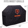 image:imageYouTheFan NFL Heavy Duty Waterproof Grill Cover  UV Resistant Durable Polyester BBQ Cover Weatherproof Protection for Outdoor Gas or Charcoal Grills for Grills up to 5 WideChicago Bears