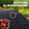 image:imageYouTheFan NFL Heavy Duty Waterproof Grill Cover  UV Resistant Durable Polyester BBQ Cover Weatherproof Protection for Outdoor Gas or Charcoal Grills for Grills up to 5 WideChicago Bears