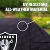 image:imageYouTheFan NFL Heavy Duty Waterproof Grill Cover  UV Resistant Durable Polyester BBQ Cover Weatherproof Protection for Outdoor Gas or Charcoal Grills for Grills up to 5 WideLas Vegas Raiders