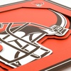 image:imageYouTheFan NFL Officiallylicensed 3D Logo Series Wall Art  made of multiple layers  ready to hang on wall  bold design perfect fan giftCleveland Browns