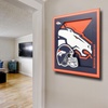 image:imageYouTheFan NFL Officiallylicensed 3D Logo Series Wall Art  made of multiple layers  ready to hang on wall  bold design perfect fan giftDenver Broncos