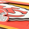 image:imageYouTheFan NFL Officiallylicensed 3D Logo Series Wall Art  made of multiple layers  ready to hang on wall  bold design perfect fan giftKansas City Chiefs