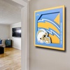 image:imageYouTheFan NFL Officiallylicensed 3D Logo Series Wall Art  made of multiple layers  ready to hang on wall  bold design perfect fan giftLos Angeles Chargers