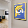 image:imageYouTheFan NFL Officiallylicensed 3D Logo Series Wall Art  made of multiple layers  ready to hang on wall  bold design perfect fan giftLos Angeles Rams