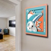 image:imageYouTheFan NFL Officiallylicensed 3D Logo Series Wall Art  made of multiple layers  ready to hang on wall  bold design perfect fan giftMiami Dolphins