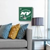 image:imageYouTheFan NFL Officiallylicensed 3D Logo Series Wall Art  made of multiple layers  ready to hang on wall  bold design perfect fan giftNew York Jets