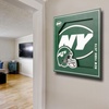 image:imageYouTheFan NFL Officiallylicensed 3D Logo Series Wall Art  made of multiple layers  ready to hang on wall  bold design perfect fan giftNew York Jets