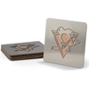 image:imageYouTheFan NHL Boasters Stainless Steel Drink CoastersStainless Steel