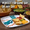 image:imageYouTheFan OfficiallyLicensed NFL Large Party Plate  1025 x 1025  100 Melamine Dishwasher Safe BPA Free  Fan Gift for Snacks appetizers and FoodMiami Dolphins