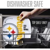 image:imageYouTheFan OfficiallyLicensed NFL Large Party Plate  1025 x 1025  100 Melamine Dishwasher Safe BPA Free  Fan Gift for Snacks appetizers and FoodPittsburgh Steelers