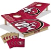 image:imageYouTheFan NFL 2 x 3 Wood Cornhole Game with Logo BagsTeam Colors