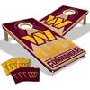 image:imageYouTheFan NFL 2 x 4 Slogan Series Professional Wood Cornhole Game with Logo BagsWashington Commanders