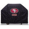 image:imageYouTheFan NFL Heavy Duty Waterproof Grill Cover  UV Resistant Durable Polyester BBQ Cover Weatherproof Protection for Outdoor Gas or Charcoal Grills for Grills up to 5 WideSan Francisco 49ers