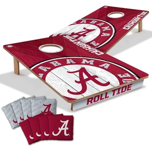 image:imageYouTheFan NCAA 2 x 3 Wood Cornhole Game with Logo BagsAlabama Crimson Tide