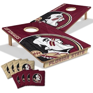 image:imageYouTheFan NCAA 2 x 3 Wood Cornhole Game with Logo BagsFlorida State Seminoles