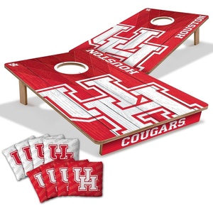 image:imageYouTheFan NCAA 2 x 3 Wood Cornhole Game with Logo BagsHouston Cougars
