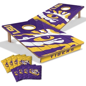 image:imageYouTheFan NCAA 2 x 3 Wood Cornhole Game with Logo BagsLSU Tigers