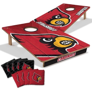 image:imageYouTheFan NCAA 2 x 3 Wood Cornhole Game with Logo BagsLouisville Cardinals