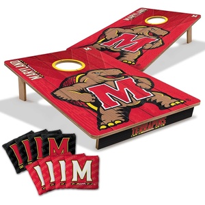 image:imageYouTheFan NCAA 2 x 3 Wood Cornhole Game with Logo BagsMaryland Terrapins