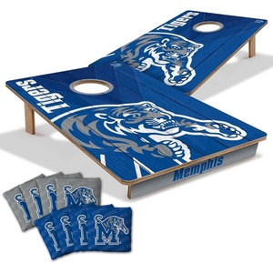 image:imageYouTheFan NCAA 2 x 3 Wood Cornhole Game with Logo BagsMemphis Tigers