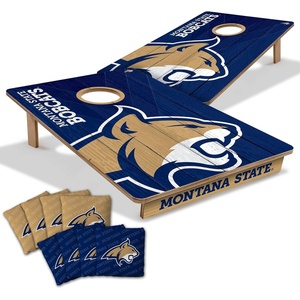 image:imageYouTheFan NCAA 2 x 3 Wood Cornhole Game with Logo BagsMontana State Bobcats