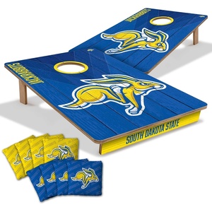 image:imageYouTheFan NCAA 2 x 3 Wood Cornhole Game with Logo BagsSouth Dakota State Jackrabbits