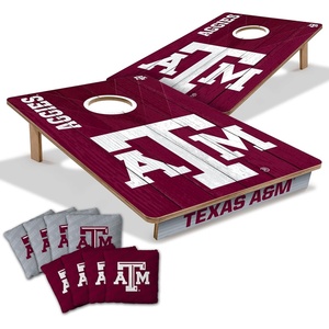 image:imageYouTheFan NCAA 2 x 3 Wood Cornhole Game with Logo BagsTexas AM Aggies