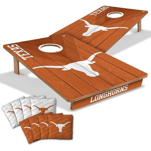 image:imageYouTheFan NCAA 2 x 3 Wood Cornhole Game with Logo BagsTexas Longhorns
