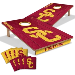 image:imageYouTheFan NCAA 2 x 3 Wood Cornhole Game with Logo BagsUSC Trojans