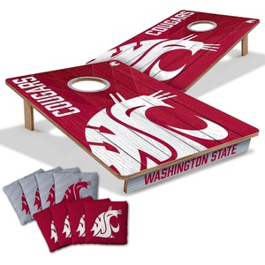 image:imageYouTheFan NCAA 2 x 3 Wood Cornhole Game with Logo BagsWashington State Cougars