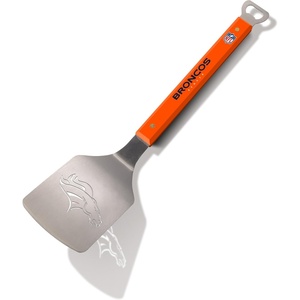 image:imageYouTheFan NFL 18 Stainless Steel Sportula Spatula with Bottle OpenerDenver Broncos