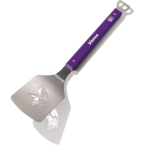 image:imageYouTheFan NFL 18 Stainless Steel Sportula Spatula with Bottle OpenerMinnesota Vikings
