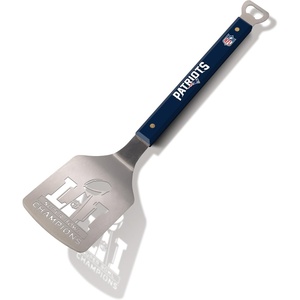 image:imageYouTheFan NFL 18 Stainless Steel Sportula Spatula with Bottle OpenerNew England Patriots  Super Bowl