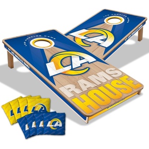 image:imageYouTheFan NFL 2 x 4 Slogan Series Professional Wood Cornhole Game with Logo BagsLos Angeles Rams