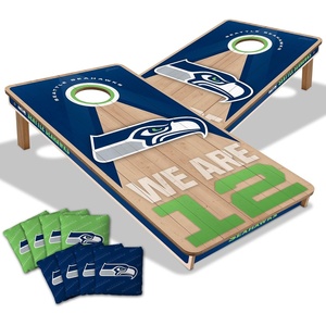 image:imageYouTheFan NFL 2 x 4 Slogan Series Professional Wood Cornhole Game with Logo BagsSeattle Seahawks