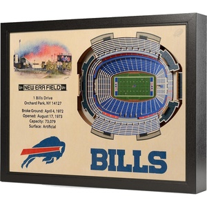 image:imageYouTheFan NFL 25Layer StadiumView Wall ArtBuffalo Bills
