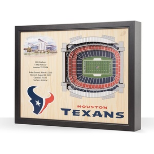 image:imageYouTheFan NFL 25Layer StadiumView Wall ArtHouston Texans