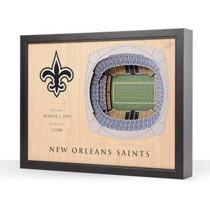 image:imageYouTheFan NFL 25Layer StadiumView Wall ArtNew Orleans Saints