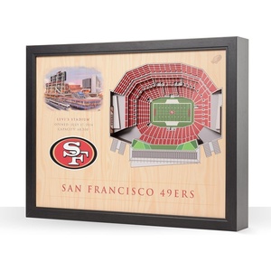 image:imageYouTheFan NFL 25Layer StadiumView Wall ArtSan Francisco 49ers