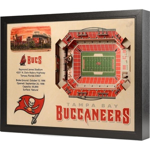 image:imageYouTheFan NFL 25Layer StadiumView Wall ArtTampa Bay Buccaneers