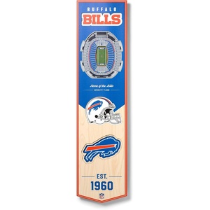 image:imageYouTheFan NFL 3D Stadium Banner 8 x 32 InchesBuffalo Bills