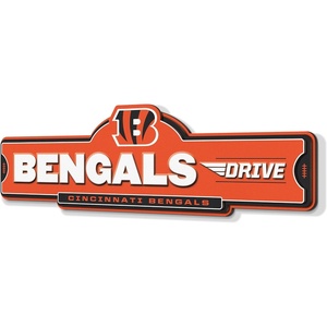 image:imageYouTheFan NFL 3D Street Sign precisioncrafted readytohang wall art officially licensed and stylish addition for the ultimate team fanCincinnati Bengals