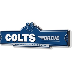 image:imageYouTheFan NFL 3D Street Sign precisioncrafted readytohang wall art officially licensed and stylish addition for the ultimate team fanIndianapolis Colts