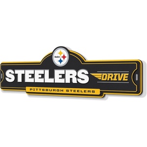 image:imageYouTheFan NFL 3D Street Sign precisioncrafted readytohang wall art officially licensed and stylish addition for the ultimate team fanPittsburgh Steelers