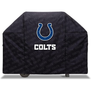 image:imageYouTheFan NFL Heavy Duty Waterproof Grill Cover  UV Resistant Durable Polyester BBQ Cover Weatherproof Protection for Outdoor Gas or Charcoal Grills for Grills up to 5 WideIndianapolis Colts