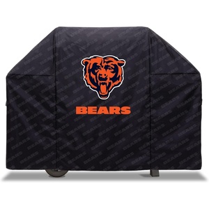 image:imageYouTheFan NFL Heavy Duty Waterproof Grill Cover  UV Resistant Durable Polyester BBQ Cover Weatherproof Protection for Outdoor Gas or Charcoal Grills for Grills up to 5 WideChicago Bears