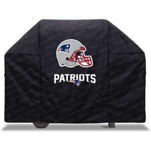 image:imageYouTheFan NFL Heavy Duty Waterproof Grill Cover  UV Resistant Durable Polyester BBQ Cover Weatherproof Protection for Outdoor Gas or Charcoal Grills for Grills up to 5 WideNew England Patriots